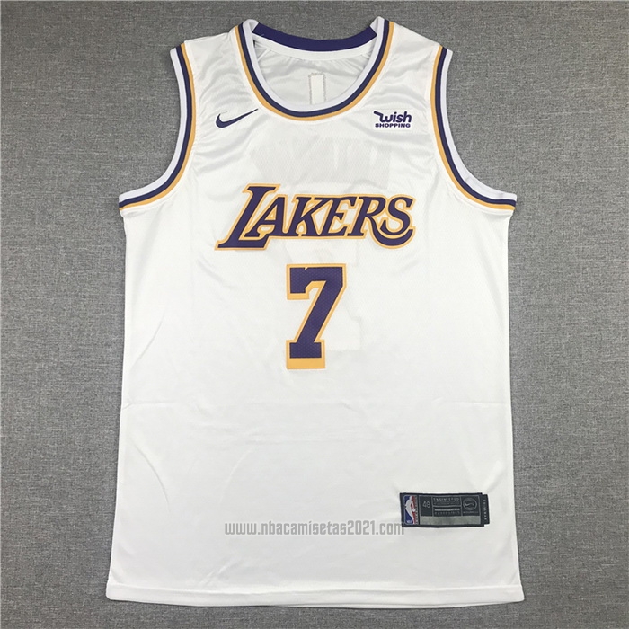Camiseta Los Angeles Lakers Carmelo Anthony #7 Association 2021 Blanco